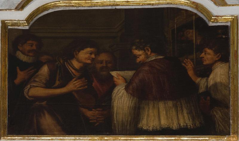 17-Del Tintore Francesco- XVII, Santa Zita che ascolta un prete-beweb